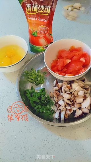 西红柿鸡蛋烩饭的做法步骤：2