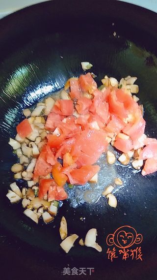 西红柿鸡蛋烩饭的做法步骤:8