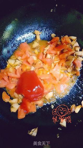 西红柿鸡蛋烩饭的做法步骤:10