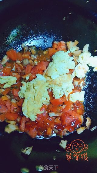 西红柿鸡蛋烩饭的做法步骤:11