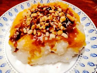 红糖花生脆冰爽糯米糕的做法步骤:9