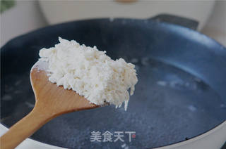 脆香银鱼疙瘩汤的做法步骤:7