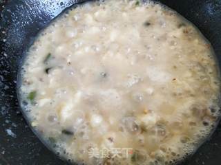 皮蛋瘦肉面疙瘩汤的做法步骤:12