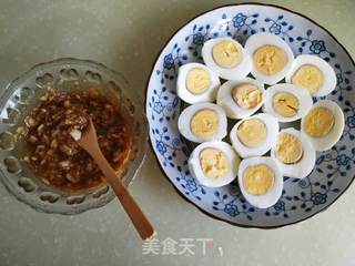 鸡蛋拌蒜的做法步骤:8