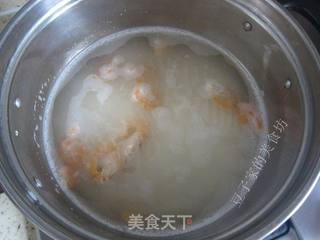 皮蛋虾仁米粥的做法步骤:6