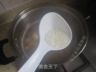 皮蛋虾仁米粥的做法步骤:5