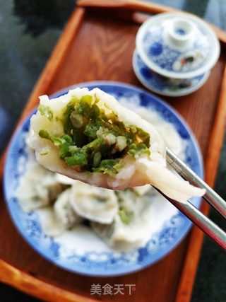 豆角肉饺子的做法步骤:22