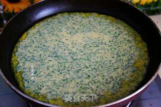 野韭菜鸡蛋饼的做法步骤:7