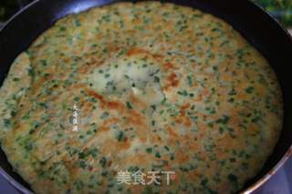 野韭菜鸡蛋饼的做法步骤:8