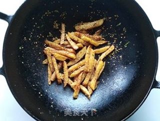 怪味薯条的做法步骤:7