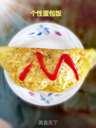 个性蛋包饭的做法步骤：10