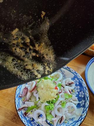 鲜鱿拌银芽的做法步骤:7