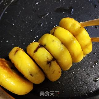 玉米豆沙煎饼的做法步骤：12