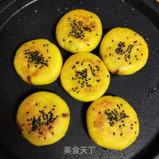 玉米豆沙煎饼的做法步骤:13