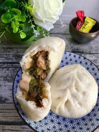 豆角粉丝肉包的做法步骤:38