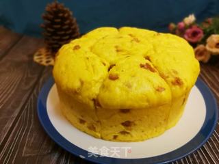 葡萄干蒸面包的做法步骤:13