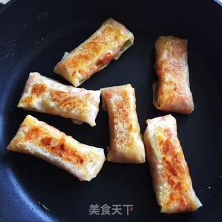 饺皮春卷的做法步骤：10