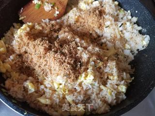 肉松炒饭的做法步骤:6