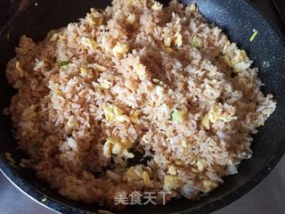 肉松炒饭的做法步骤:7