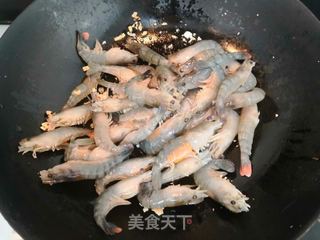 蒜香罗氏虾的做法步骤:8