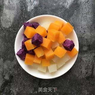 粗粮魔方的做法步骤:3
