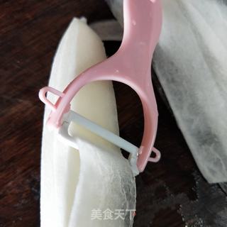 萝卜片三及第汤的做法步骤:3