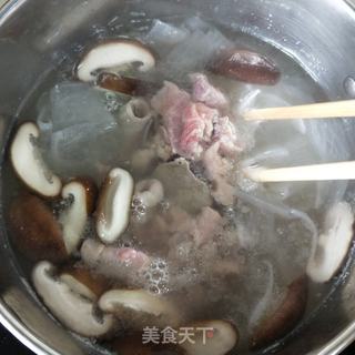 萝卜片三及第汤的做法步骤:8