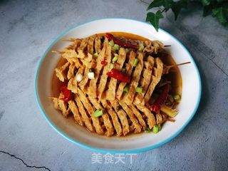 卤豆腐串的做法步骤:12