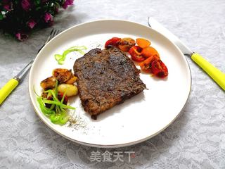迷迭香牛排的做法步骤:15