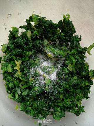 芹菜叶鸡蛋饼的做法步骤：5