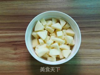 苹果山药银耳羹的做法步骤:6