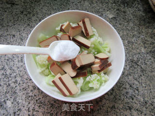 鸡蛋干拌花菜的做法步骤：5