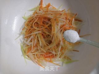 西芹萝卜丝的做法步骤:11