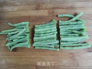 芝麻沙拉拌长豆的做法步骤:9