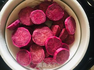 简易版紫薯饼的做法步骤:3