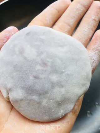 简易版紫薯饼的做法步骤:7