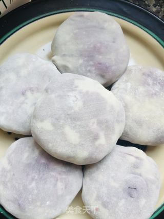 简易版紫薯饼的做法步骤:8
