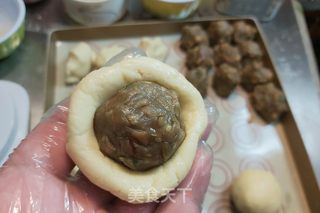 蛋烧月饼的做法步骤:8