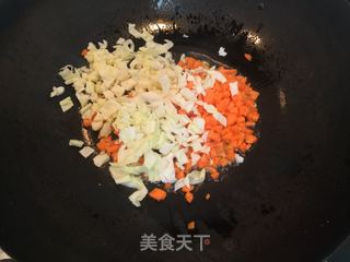 懒人炒饭的做法步骤:7