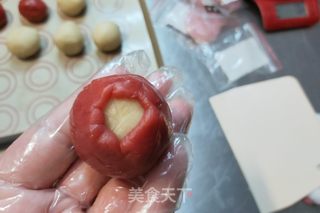 桃山皮流心月饼的做法步骤:7