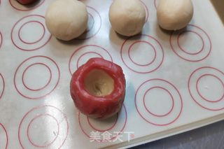 桃山皮流心月饼的做法步骤:8