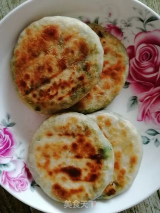 韭菜鸡蛋馅饼的做法步骤:11