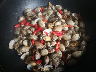 酱炒花蛤的做法步骤:13