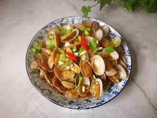 酱炒花蛤的做法步骤:17
