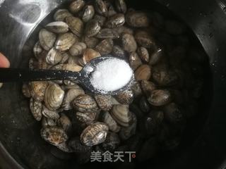 清蒸花蛤的做法步骤：2