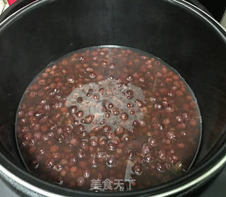 红豆糙米粥的做法步骤:5