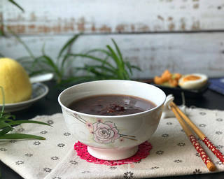 红豆糙米粥的做法步骤:7