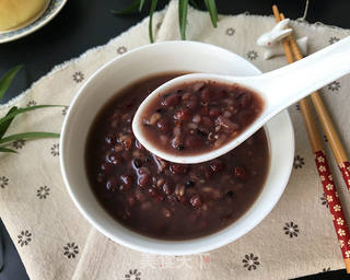 红豆糙米粥的做法步骤:8