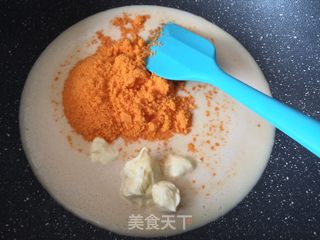 酥皮金沙奶黄月饼的做法步骤：6