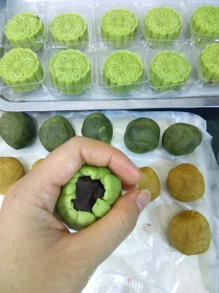 冰皮月饼的做法步骤:4